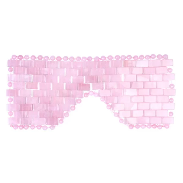 Rozenkwarts Kristallen Oogmasker